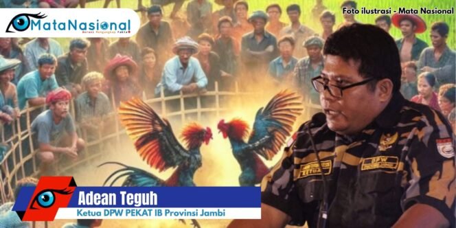 
					‎Marak Judi Sabung Ayam di Tanjabtim, Ketua DPW ORMAS PEKAT IB Jambi: Polda Harus Ambil Alih, Jangan Ada Kesan Pembiaran!  ‎