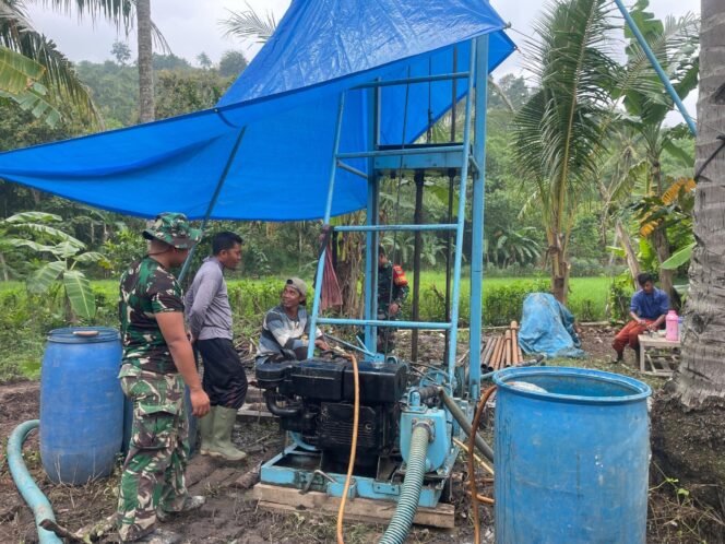 
					TMMD Percepat Pembangunan Sumur Bor di Empat Desa, Kedalaman Capai 42 Meter