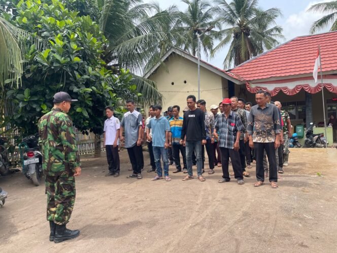 
					TMMD Kodim 0421/Lamsel Bekali Linmas Pesawaran Wawasan Kebangsaan dan Kedisiplinan